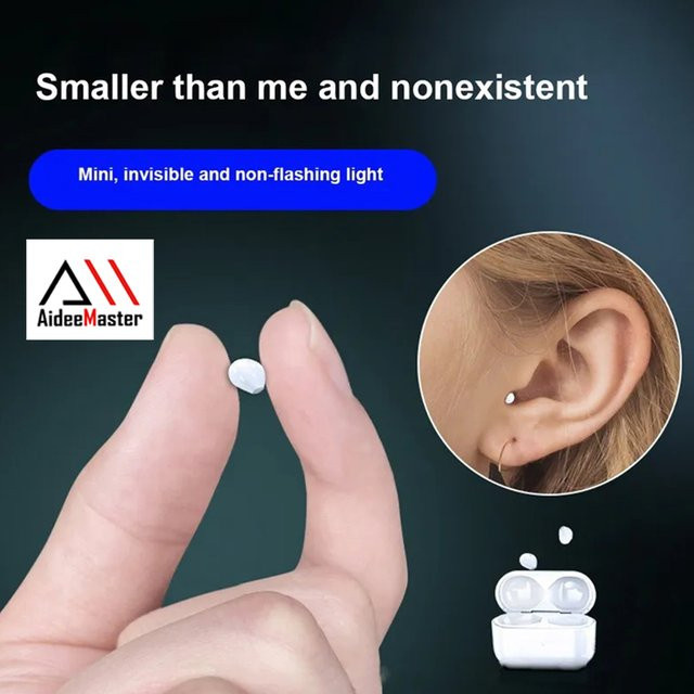 AideeMaster Mini Bluetooth TWS In-Ear-Kopfhörer mit Rauschunterdrückung in Beige - Bild 1