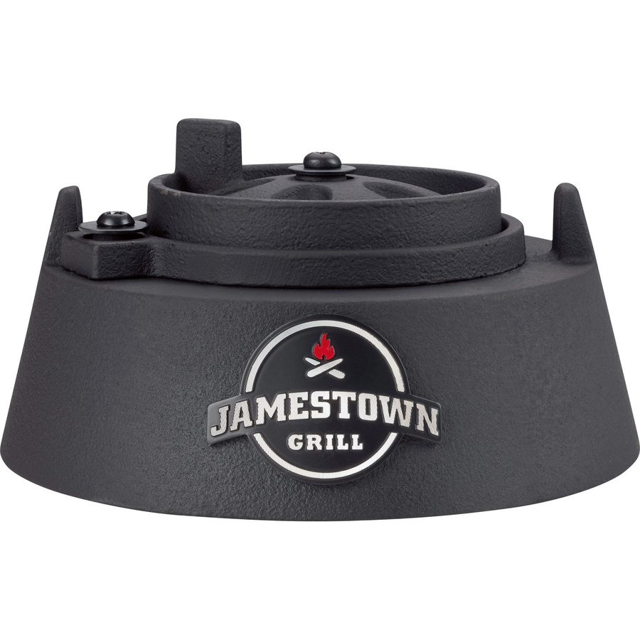 Jamestown Holzkohlegrill Entlüftung aus Gusseisen in Schwarz zur Temperaturkontrolle - Bild 2