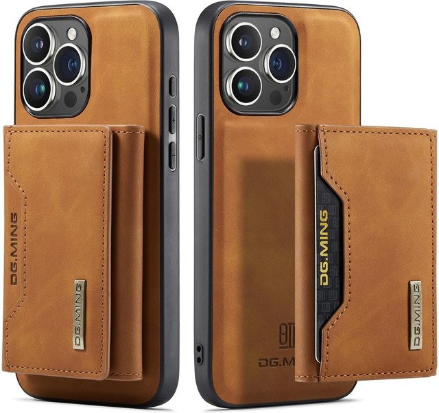 szHAIyu 2-in-1 Lederhülle für iPhone 15 Pro Max mit abnehmbarer Brieftasche und Kartenhalter, Braun - Bild 1