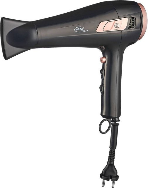Elta Haartrockner HT-2200.1 Schwarz B: 24,0 cm, T: 9,0 cm, H: 23,0 cm - Bild 1
