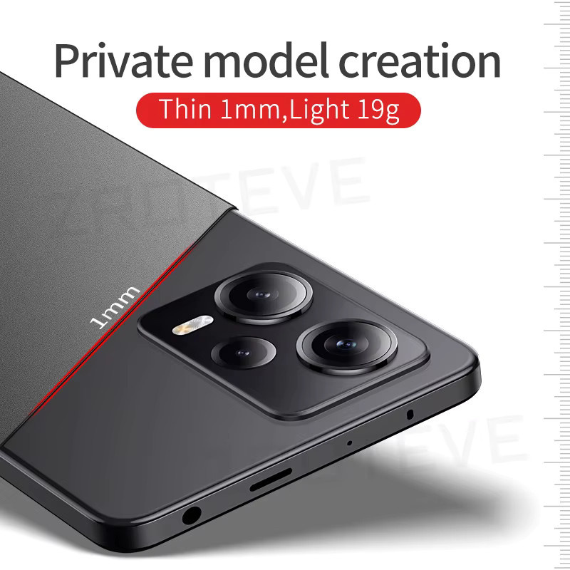 Schutzhülle für Xiaomi Poco X5 X6 X7 X4 Pro 5G Matte PC Abdeckung in Schwarz - Bild 3