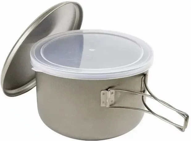 Snow Peak Cook & Save Casserole aus Titan in Silber - Bild 1