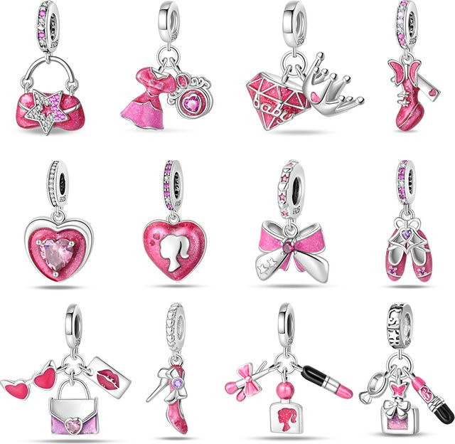 Charms 925 Silber, Perle, Zirkonia - Bild 1