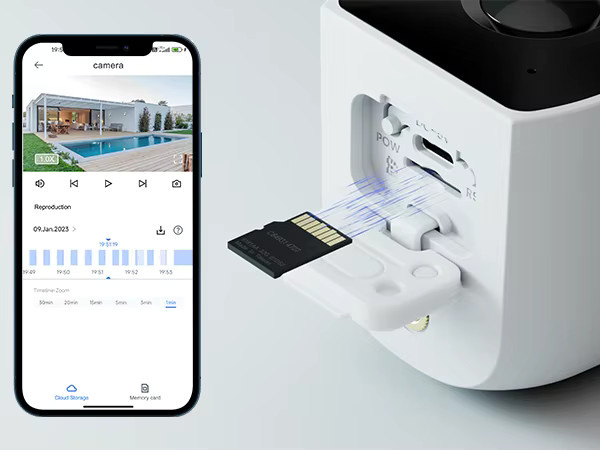 Wansview Drahtlose WiFi Überwachungskamera für den Außenbereich in Weiß mit 2K 3MP Auflösung, PIR-Personenerkennung, Bewegungserkennung, Zwei-Wege-Audio und Farbnachtsicht - Bild 6