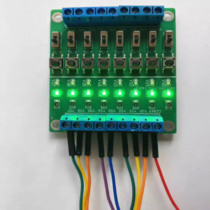 SPS-Debugging-Board 8-Kanal Ein- und Ausgangsplatine für Simulation und Test, Grün - Bild 3