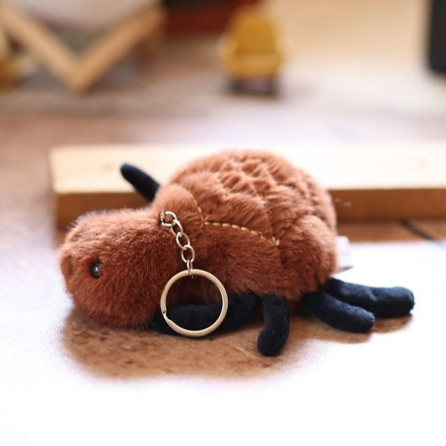 Linyi toy Schlüsselanhänger, Plüschtier Insekt, brown, Unisex - Bild 1