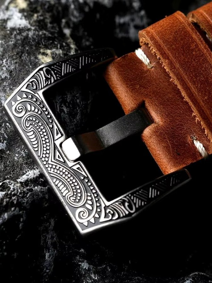 Raystray Verschluss, Edelstahl, Maya-Inschrift, Unisex - Bild 5