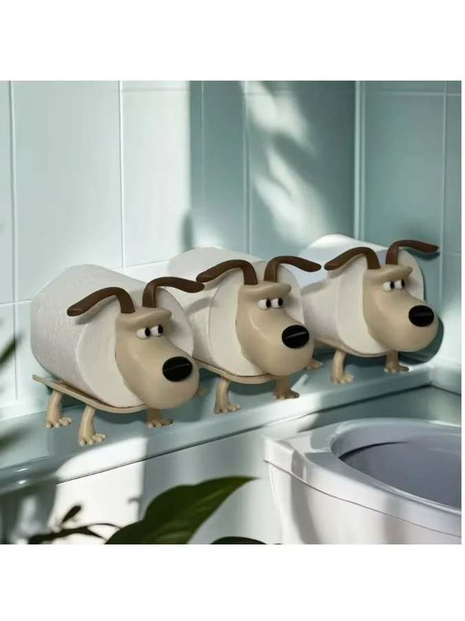 Shaun The Sheep Toilettenpapierhalter als dekoratives Badezimmer-Zubehör in Multicolour, freistehend, Höhe: 17,5 cm, Breite: 14,0 cm - Bild 6