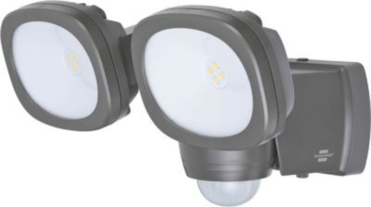 Brennenstuhl LED Außenstrahler LUFOS 420 in Grau mit Infrarot-Bewegungsmelder, Batteriebetrieb, 480 lm, IP44 - Bild 2