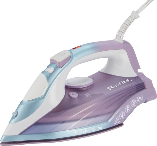Russell Hobbs Mineral Glide 26261-56 Dampfbügeleisen in Multicolour mit Keramiksohle und Anti-Calc-Funktion - Bild 1