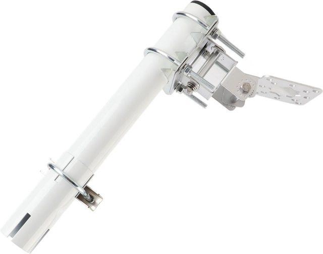 Satellitenantennenmast-Montagesatz für Starlink V2-Antenne, Wandmast aus Stahl, Farbe: Weiß - Bild 1