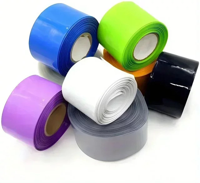 PVC Schrumpfschlauch in Blau und Mehrfarbig für 18650 Lithium-Batterien - Bild 1