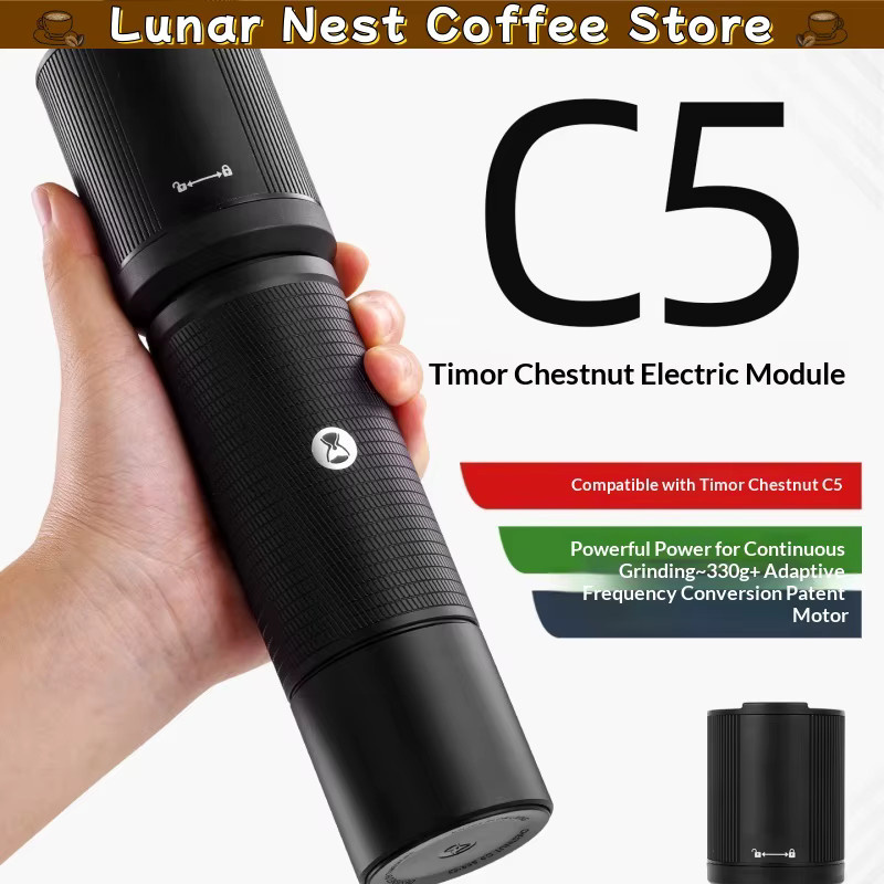 Timemore Coffee Power Elektromahlwerk-Modul Universal Motoradapter für Handmühlen C5 C3s C3 C2 in Schwarz - Bild 3