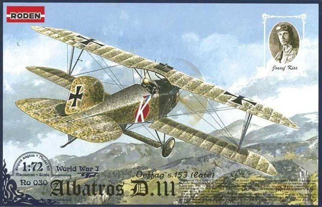Roden Albatros D.III Oeffag s.153(late), Modellfahrzeug, 1:72, Braun - Bild 1
