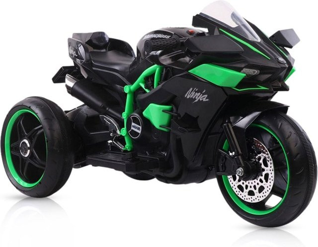 Moni Elektromotorrad Ninja ab 3 Jahren schwarz mit LED-Beleuchtung und Mp3 - Bild 1