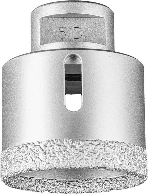 PFERD Diamant-Trockenbohrer DCD FL PSF für Fliesen mit Ø 51 mm und M14 Gewinde in Silber - Bild 1