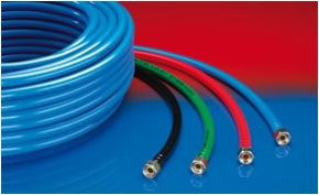 Norres Hochdruckschlauch NORFLEX PUR 441 blau, 9,2 x 3,4 mm, Länge 50 m - Bild 1