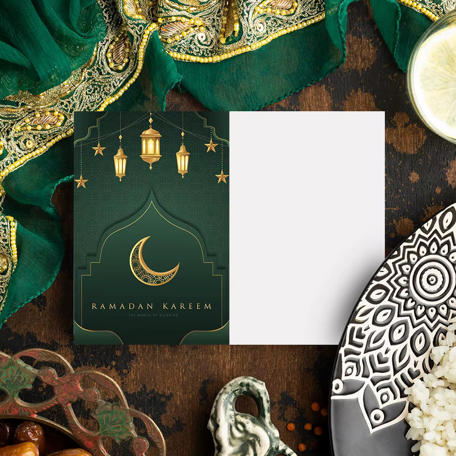 26 Stück Eid Mubarak Grußkarten mit Umschlägen von joy-enlife, Ramadan Kareem Postkarten Set für DIY Geschenke und islamische Dekorationen - Bild 2