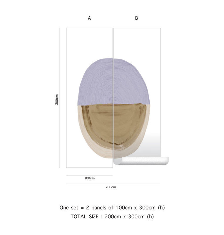Tenue de Ville Wandbild Totem Quartz mit abstraktem Design in Multicolour - Bild 2