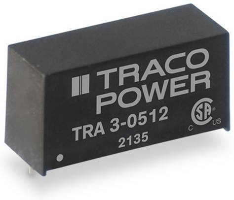 TracoPower TRA 3-0511 DC/DC-Wandler Print Schwarz 5 V/DC 600mA 3W 1 Ausgang - Bild 1