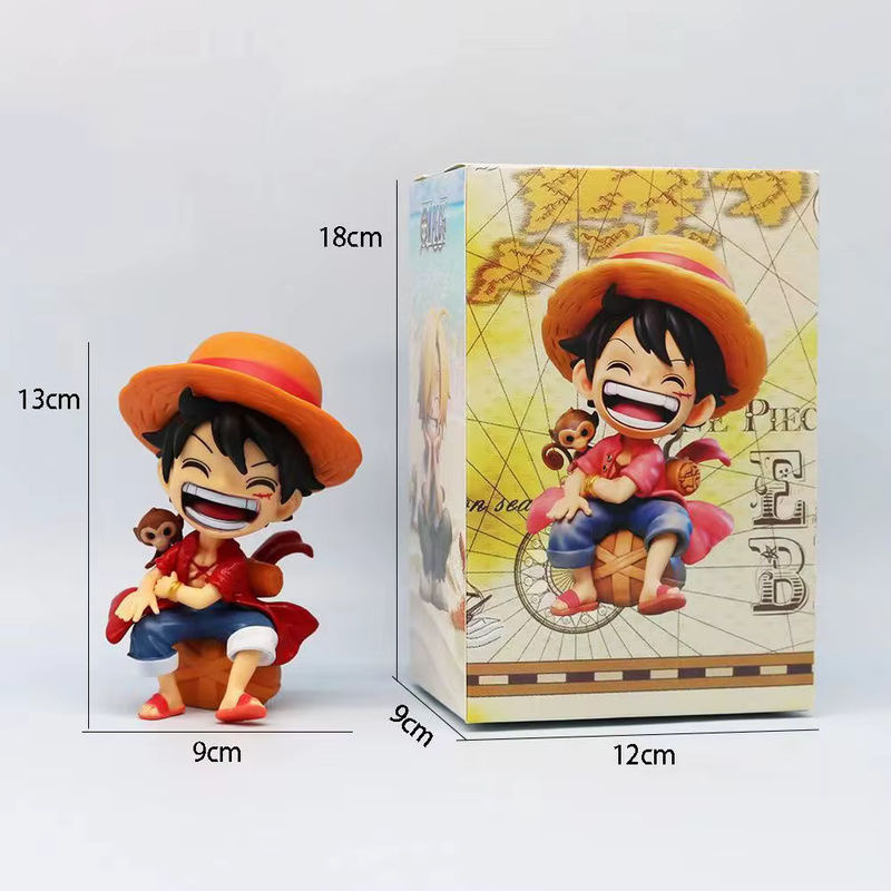 Bandai Anime Figur One Piece Ruffy und Roronoa Zoro aus Kunststoff, mehrfarbig, Höhe: 13 cm - Bild 2