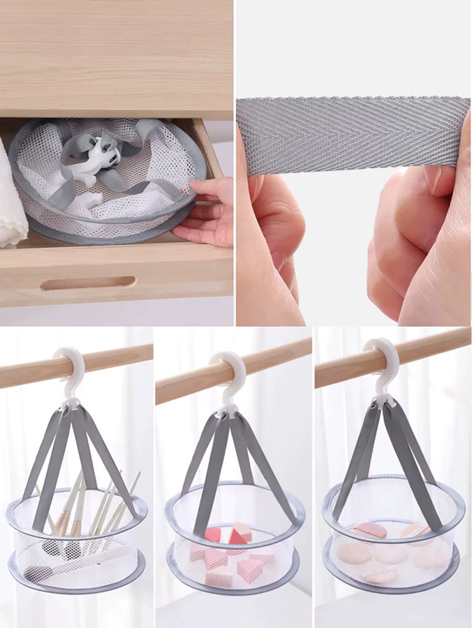 Make-up-Pinsel-Reinigungsset mit Reinigungslösung und Trocknungskorb - Bild 2