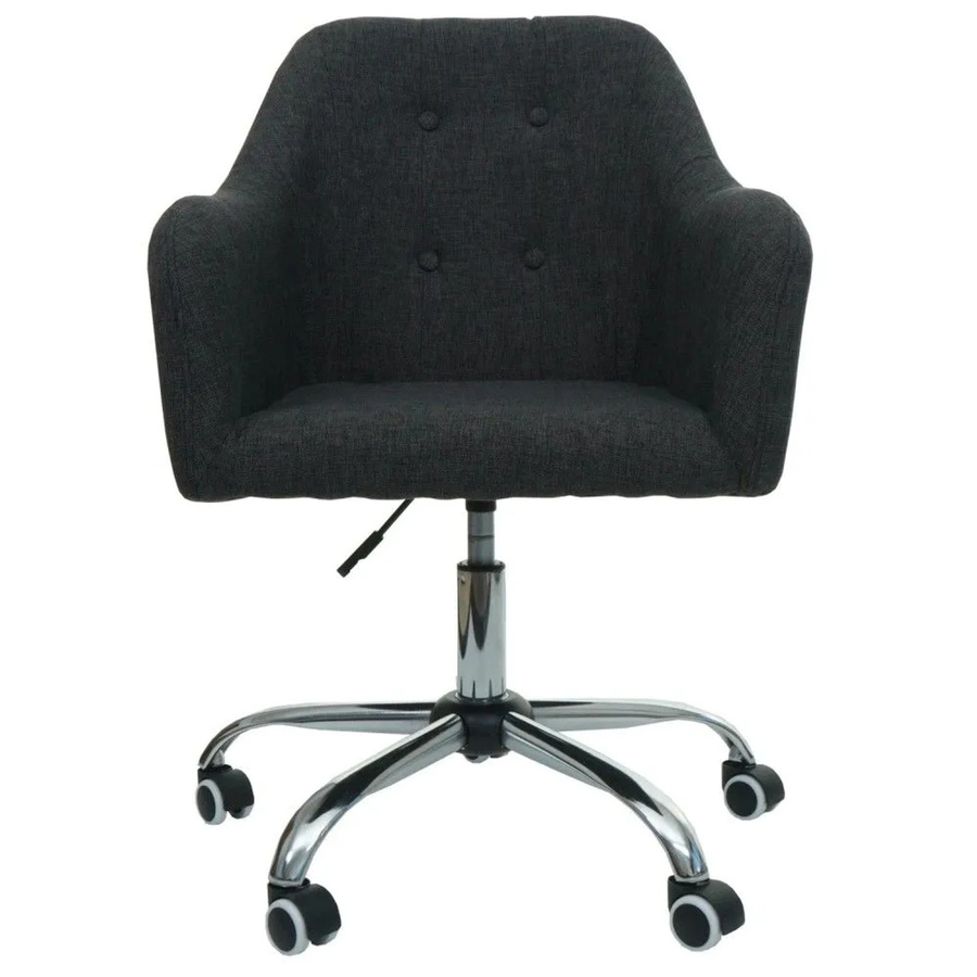 MCW Bürostuhl L92 Drehstuhl mit Armlehnen in Dunkelgrau Stoff/Textil B/T/H: 62 x 62 x 120 cm - Bild 2