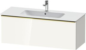 Duravit Waschtischunterschrank D-Neo, Wandhängend, Weiß Hochglanz, B: 121 cm, T: 46,2 cm, H: 44 cm - Bild 1
