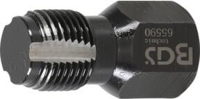 BGS Reparaturwerkzeug für Lambdasondengewinde 65590 mit M18 x 1,5 mm Gewinde und 3/8 Zoll Aufnahme in Schwarz - Bild 1