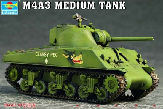 Trumpeter M4A3 Tank, Fahrzeuge, Grün - Bild 1