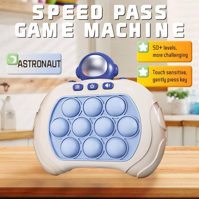Yiran bag Elektronisches Quick Push Bubble Game Griff Spielzeug ab 3–6 Jahren - Bild 1