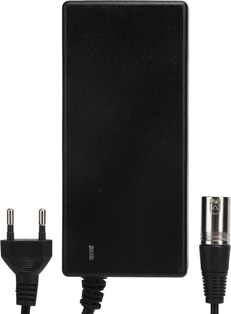 Igeteck Lithium-Batterie-Ladegerät mit 3-poligem Stecker, 29,4 V, 2 A, Schwarz - Bild 1