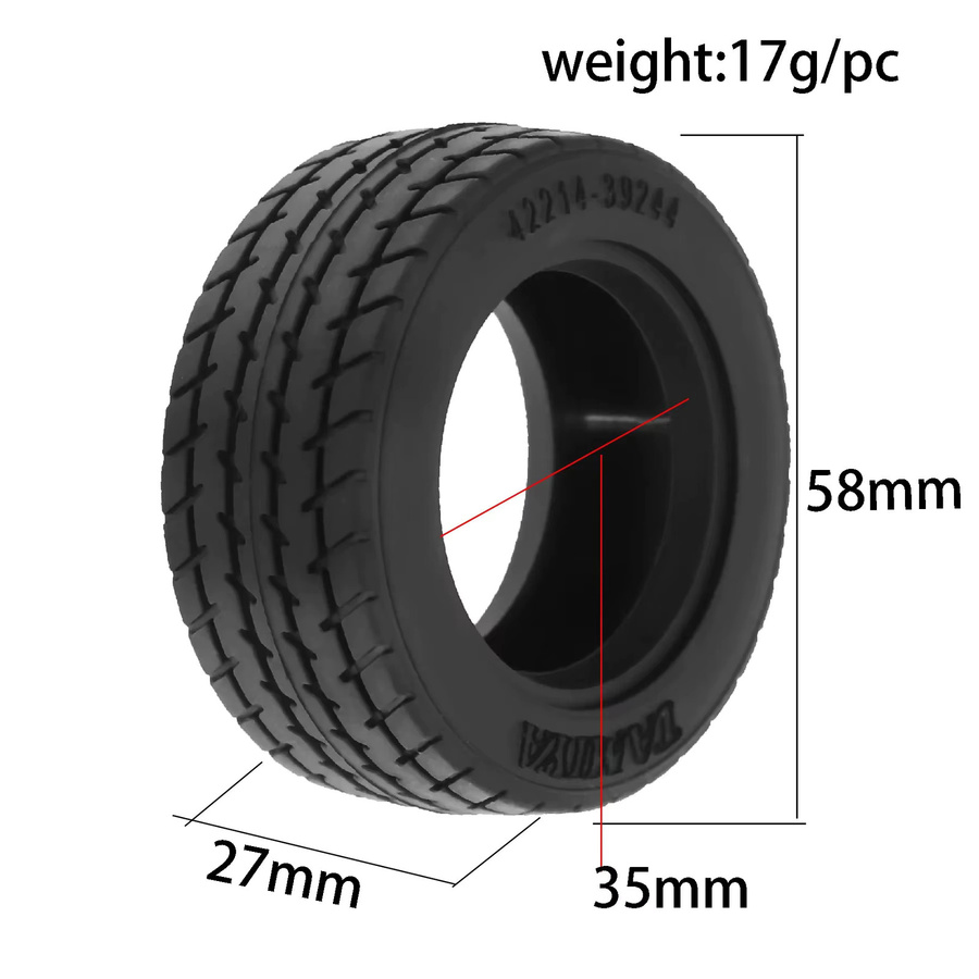 60D M-Grip Radialreifen 50684 Set, Maßstab 1:10 - Bild 2