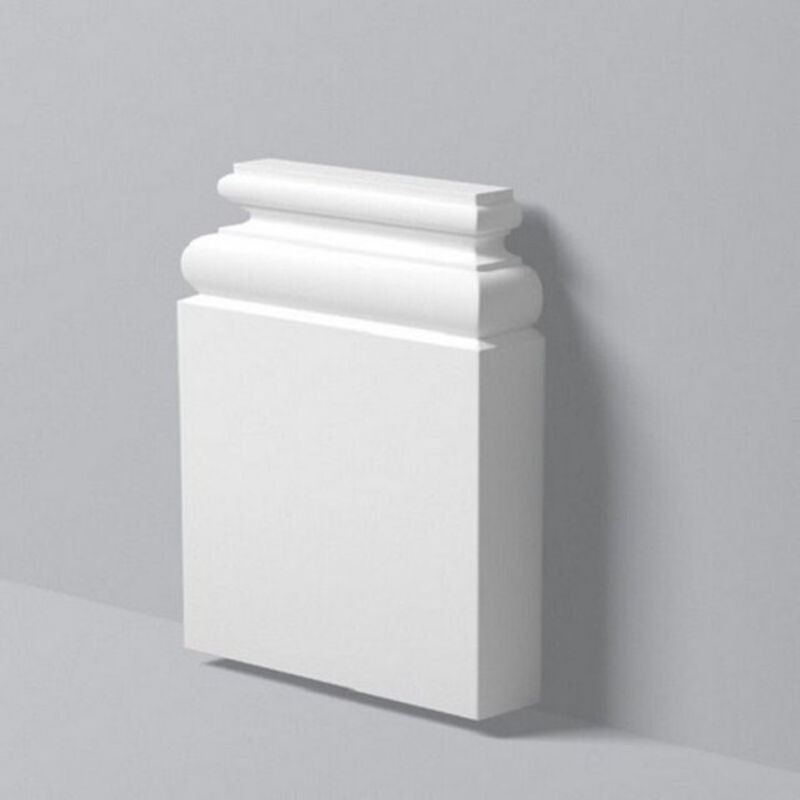 NMC Pilaster Sockel Arstyl Noel Marquet Zierelement aus Kunstharz in Weiß - Bild 1