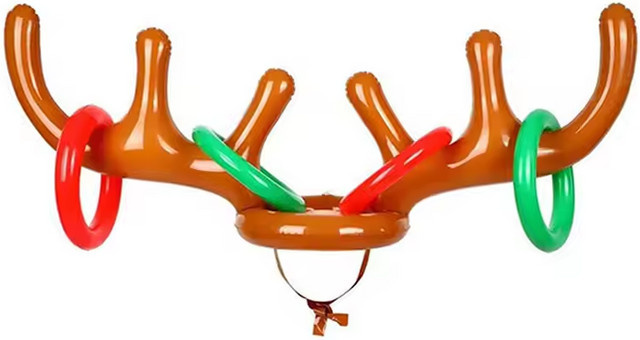 hairun Rentiergeweih Hut Ring Wurfspiel, Zubehör, Bunt / Mehrfarbig - Bild 1