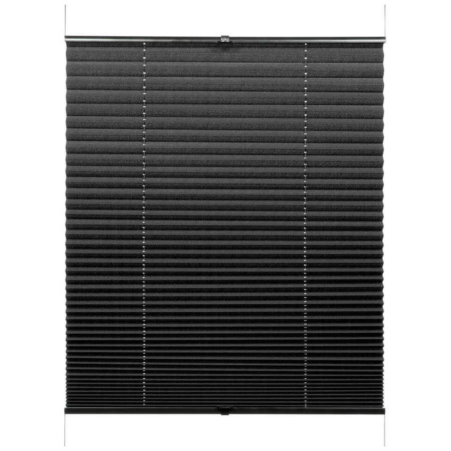 Boviva Spannplissee Single Pleat in Schwarz, blickdicht, Breite: 60 cm, Höhe: 210 cm - Bild 3