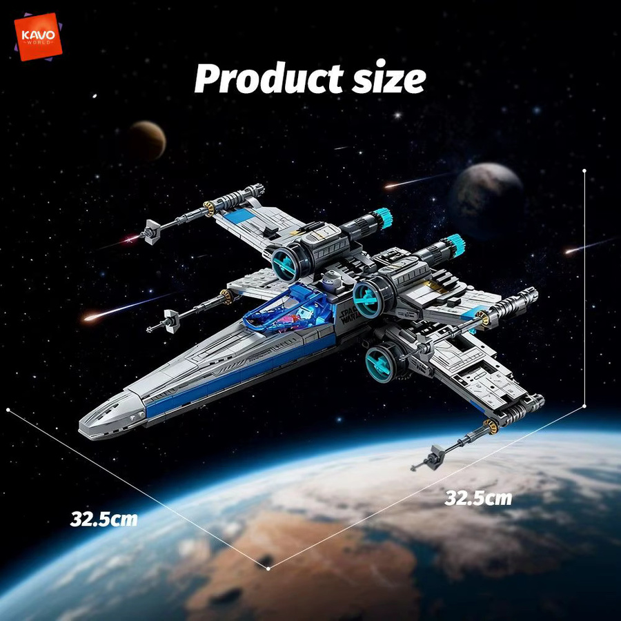 KAVOWORLD X-Wing Starfighter, Baukasten, 1.271 Teile - Bild 6