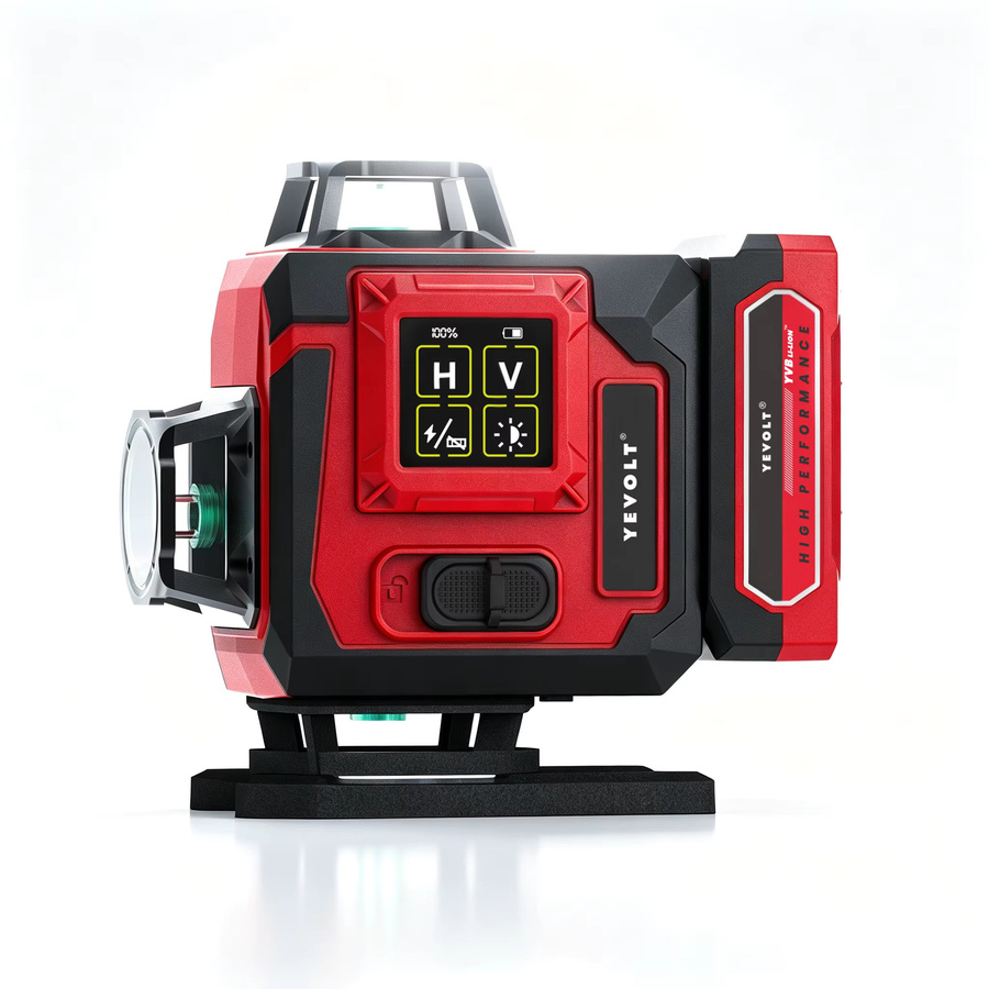 YEVOLT 16-Linien 4D Selbstnivellierender Laser in Grün für Fliesenverlegung und Ausrichtungsarbeiten - Bild 6