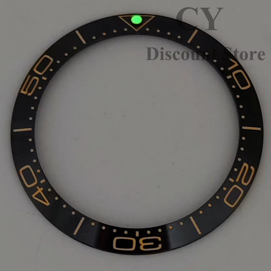 RICHUS Uhrenlünette Keramik, Schwarz, 38 mm, Unisex - Bild 3