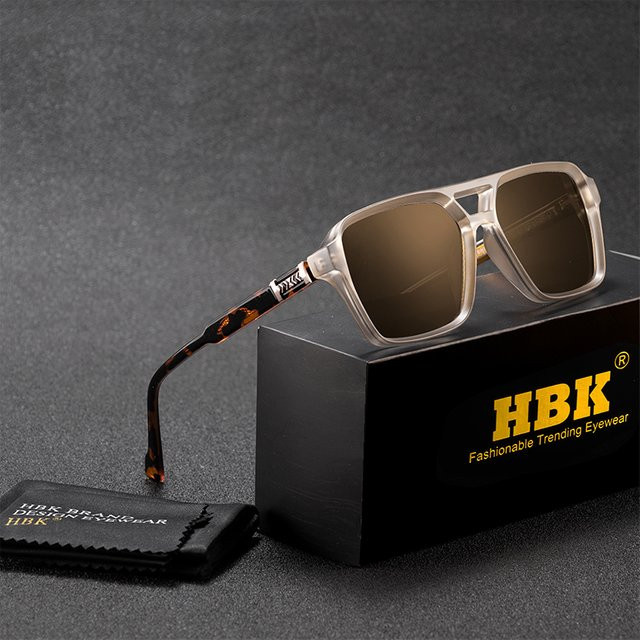 HBK Mode Sonnenbrille Square, Vollrand, Kunststoff, Unisex - Bild 1
