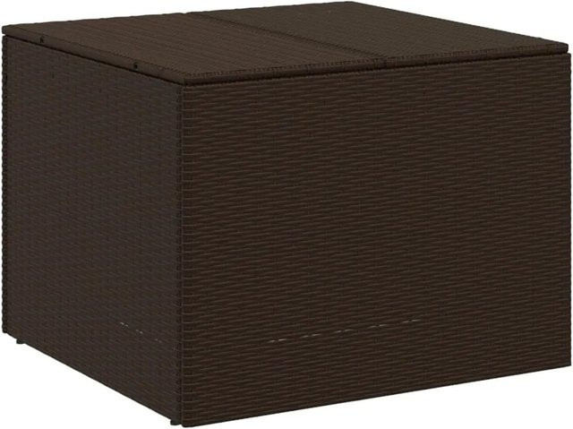 vidaXL Gartentruhe aus Poly Rattan in Braun mit 291 l Fassungsvermögen - Bild 1