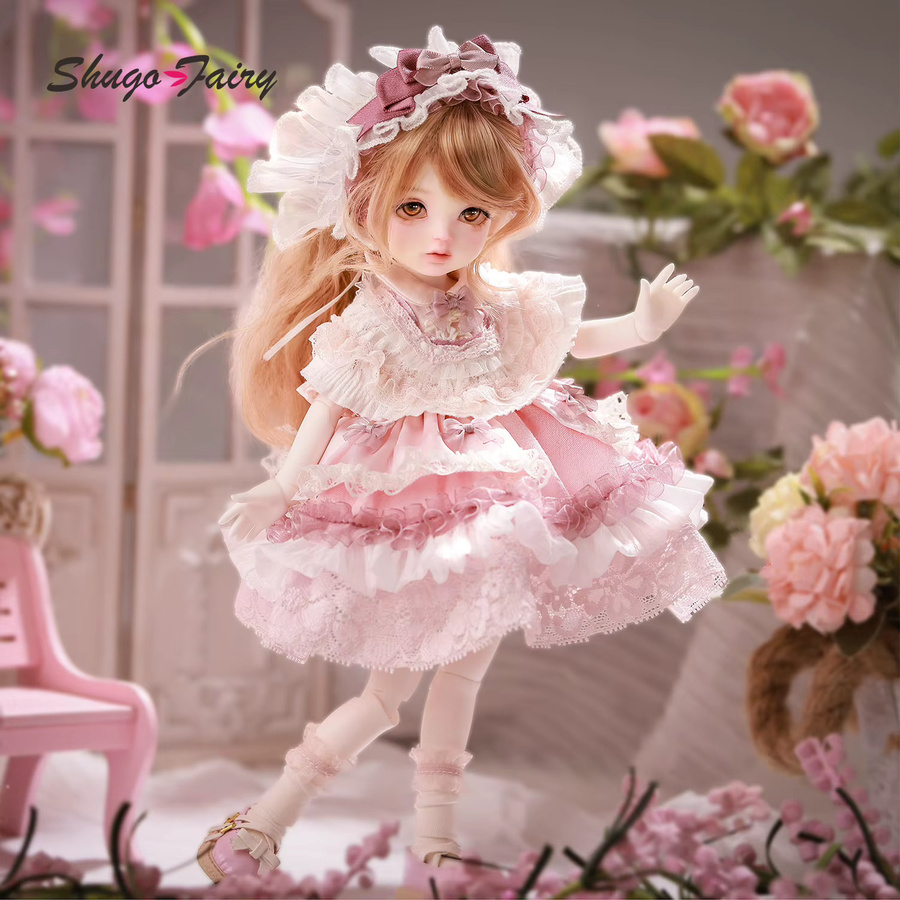 ShugaFairy Yomi Bjd Puppe 1/6 Fullset, Rosa, Prinzessin - Bild 3