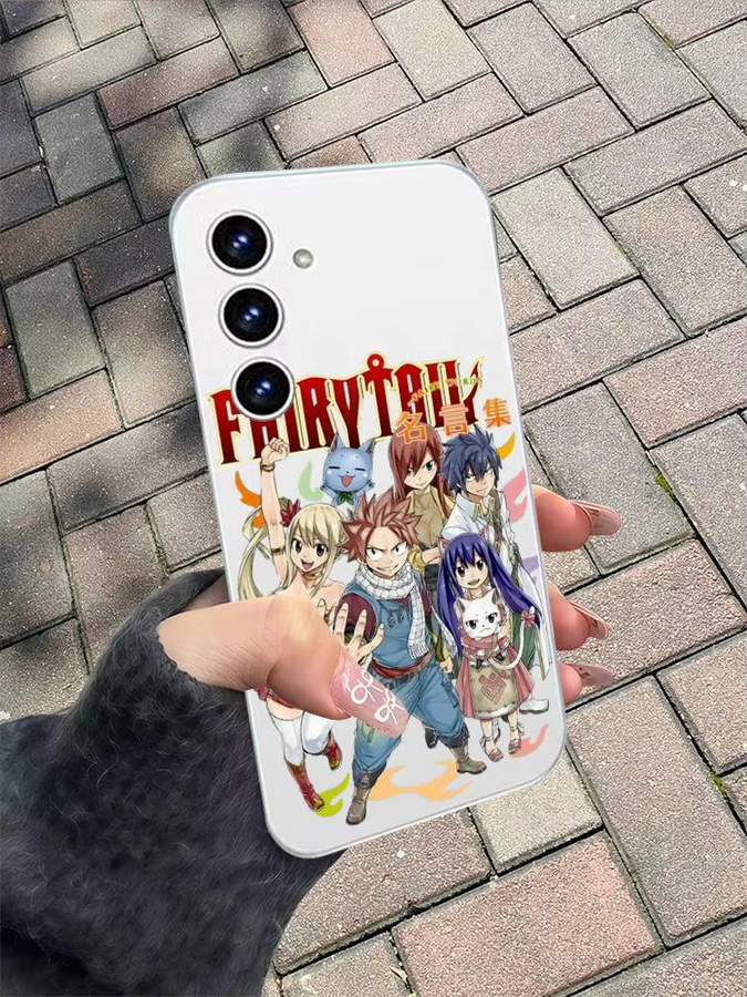 Anime Fairy Tail Handyhülle für Samsung Galaxy S21 S22 S23 S24 S25 Ultra FE Plus 5G A52S Transparent - Bild 4
