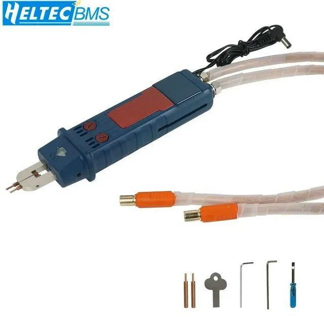 Heltec Akku-Punktschweißstift für 25 mm² Kabel, kompatibel mit HT-SW01D, HT-SW01H, HT-SW02A, HT-SW02H sowie 18650, 21700 und 32700 Akkus - Bild 1