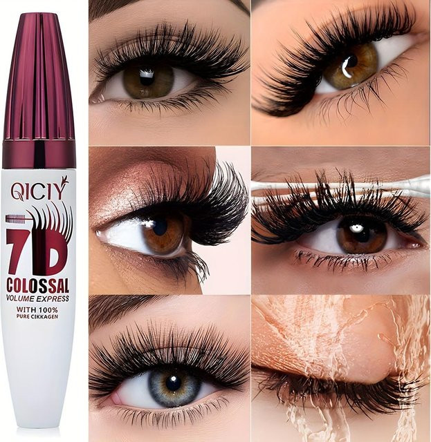 QICIY 7D Mascara, Schwarz, Volumen und Verlängerung - Bild 1
