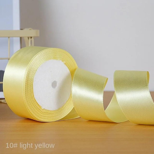 Satinbänder Set für Basteln und DIY, Breite: 4 cm, Länge pro Rolle: 22 m, verschiedene Farben - Bild 1