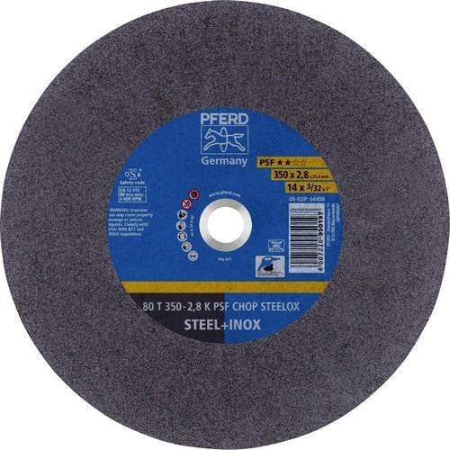 PFERD Trennscheibe PSF CHOP STEELOX für Metallkreissägen, Farbe: Grau, 10 Stück, Durchmesser: 350 mm, Breite: 2,8 mm, Bohrung: 25,4 mm - Bild 1