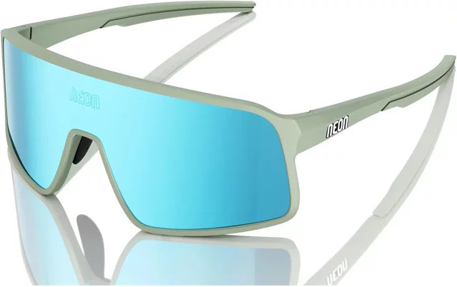 Neon Stratus Sonnenbrille, randlos, rechteckig, Unisex, TR90, grün, blau - Bild 1