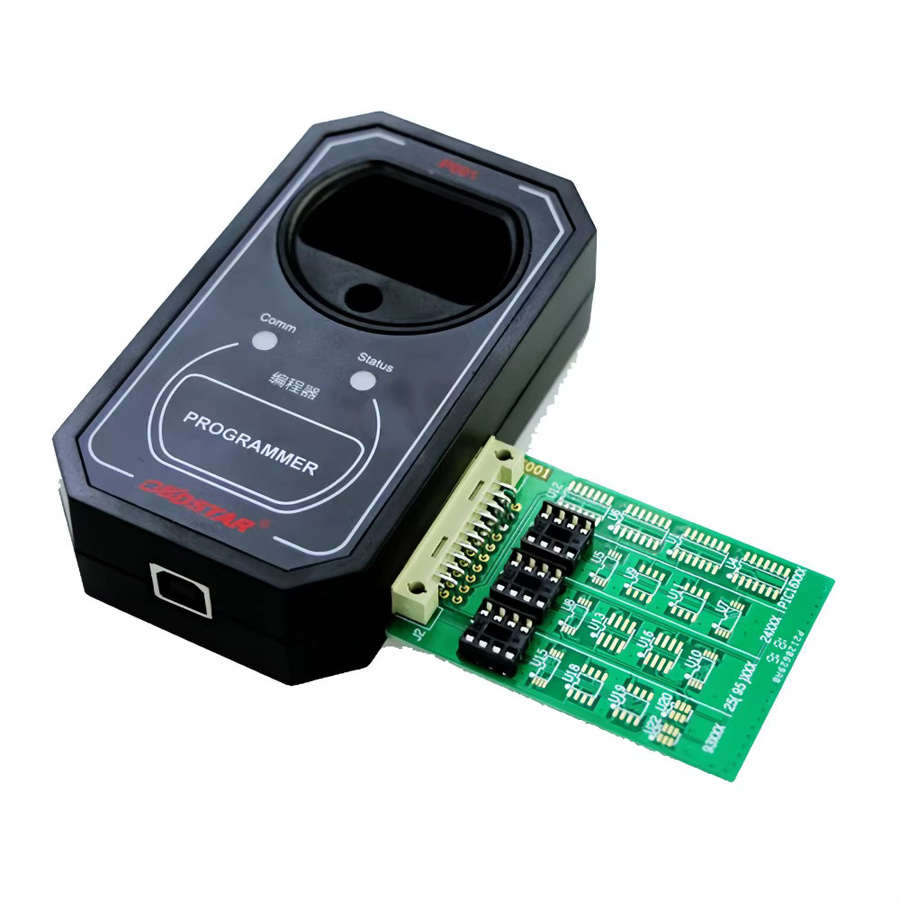OBDSTAR P001 Schlüsselprogrammierer-Tool 3-in-1-Adapter mit RFID-Erneuerung und EEPROM-Funktionen in Schwarz für X300 DP, kompatibel mit Audi, Skoda, Seat, BMW, Kia und Hyundai - Bild 3