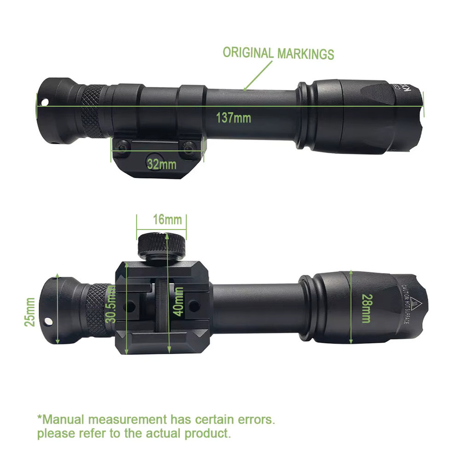 SOTAC GEAR Taktische M600C Taschenlampe mit weißer LED und Ferndruckschalter - Bild 2